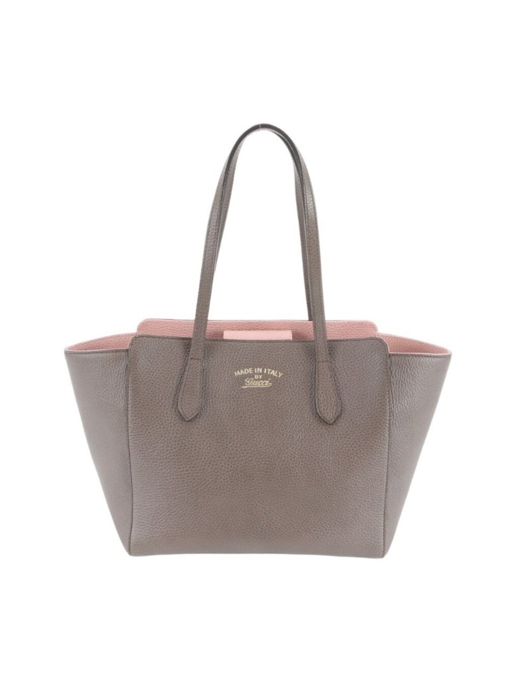 Gucci Swing Leather Tote Shoulder Hand Ebm